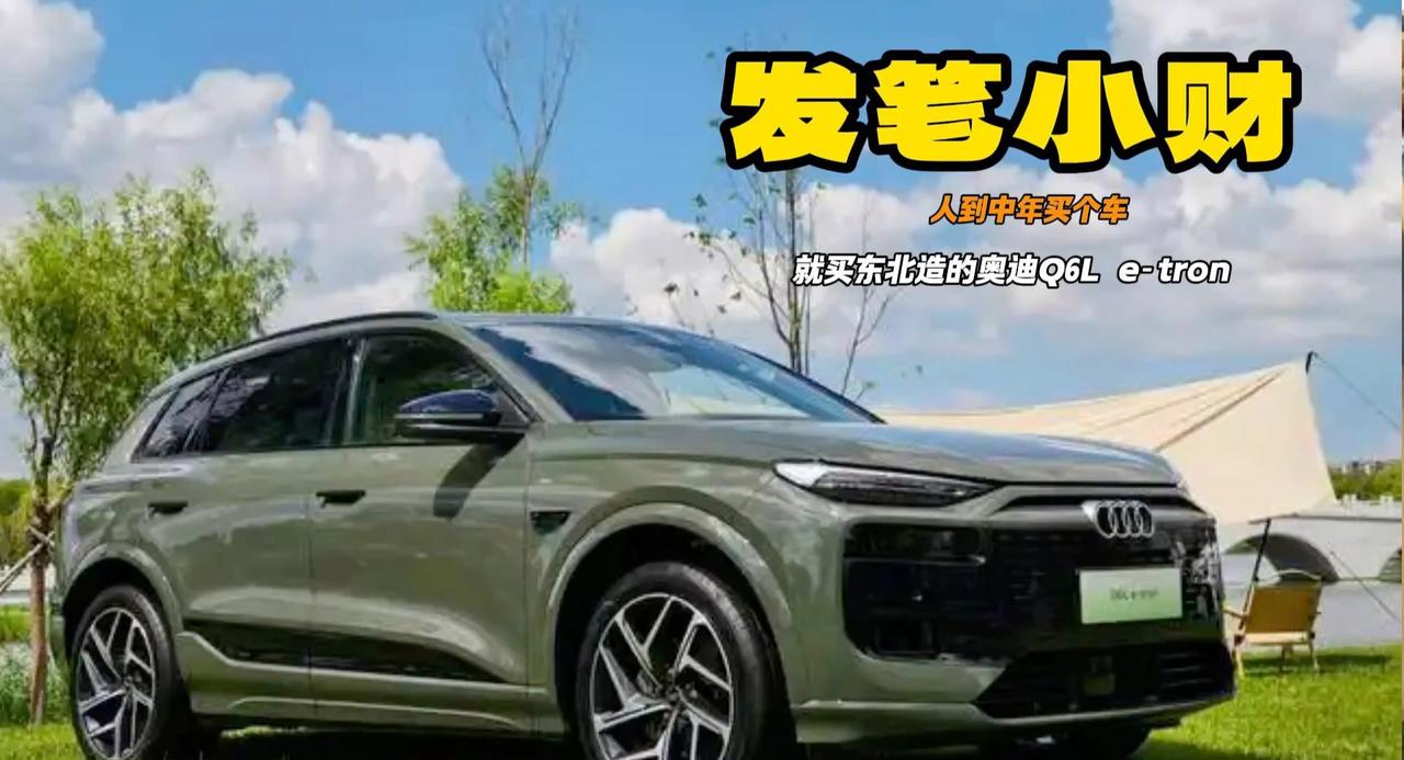 中年发财怎么选车 BBA/国产高端新能源？奥迪Q6L e-tron很适合
