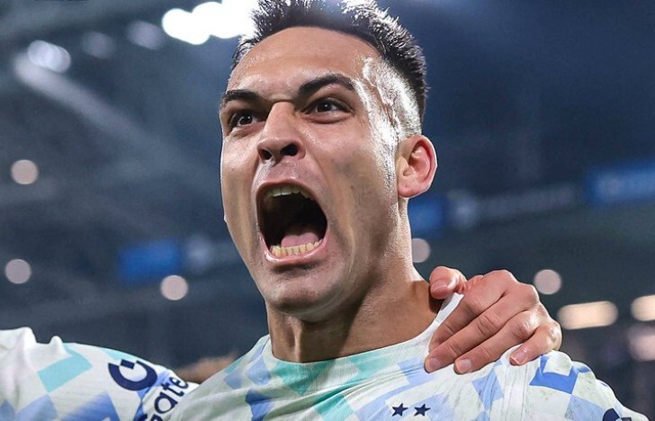 22-23赛季至今，劳塔罗17次包揽国米单场进球并助球队取胜