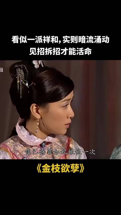 看似一派祥和，实则暗流涌动，见招拆招才能活命， 金枝欲孽