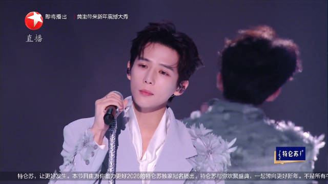 王安宇东方卫视跨年舞台演唱《匿名的好友》