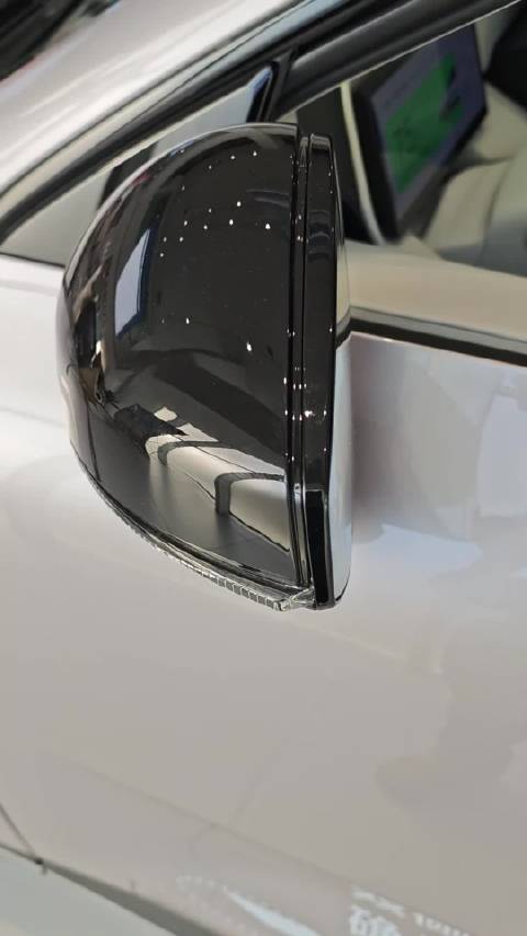 用了无边框外后视镜 但是，增加了导水槽 姊妹 领克08EM-P却没有