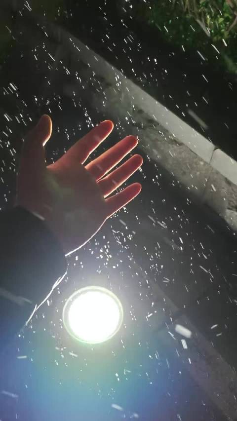 2025郑州跨年夜飘雪，市民雪中寄语新年