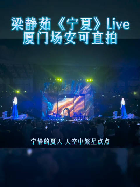 梁静茹《宁夏》厦门演唱会Live大合唱