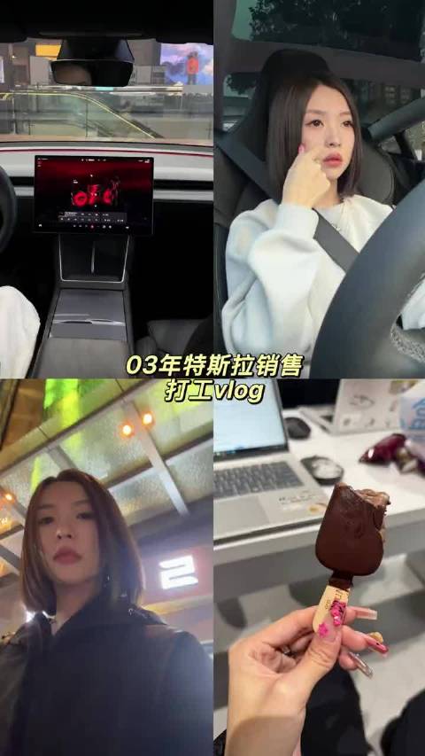 03年特斯拉销售打工的一天vlog