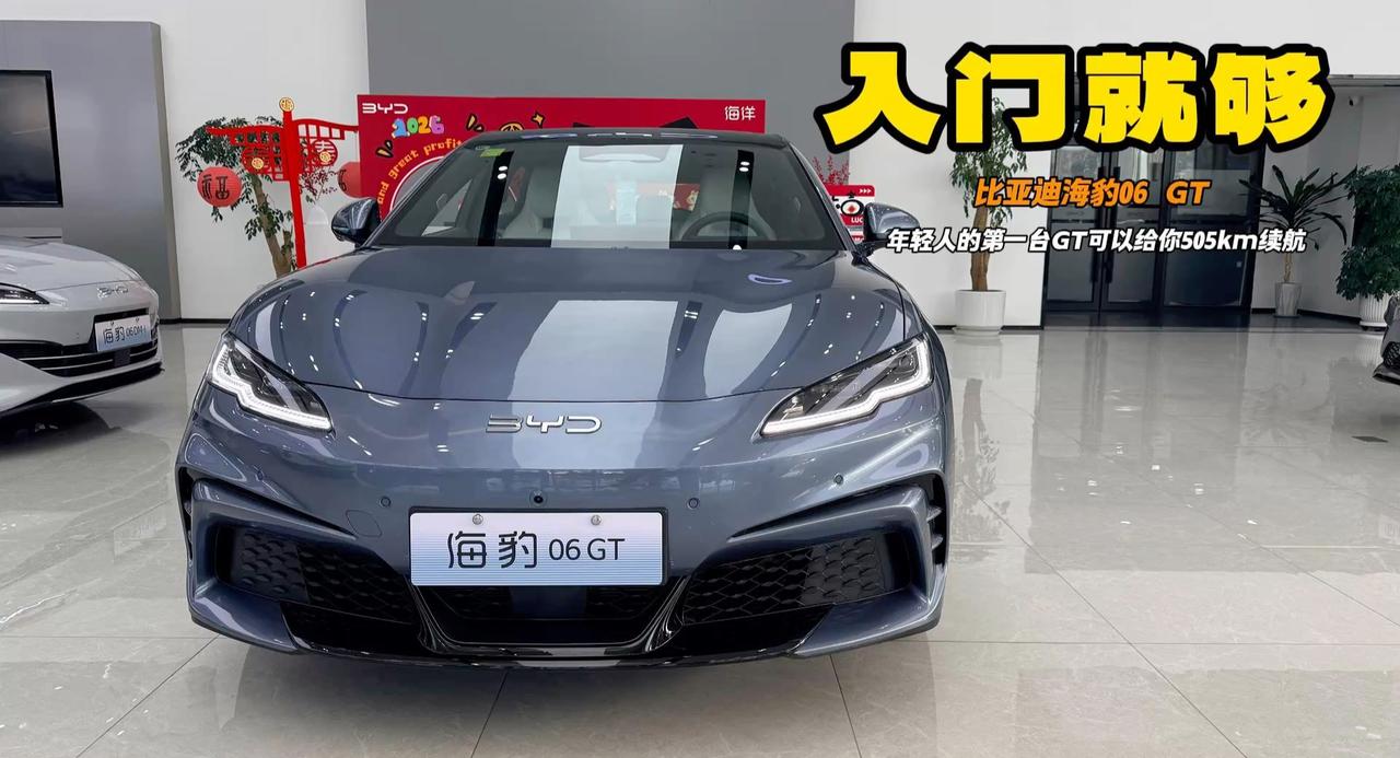 视频：年轻人十几万的激情 海豹06GT可以给你 入门级别就够样子好看