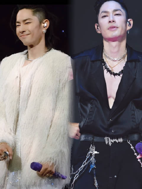 吴建豪舞台反差感惊艳，白衣温柔黑衣霸气