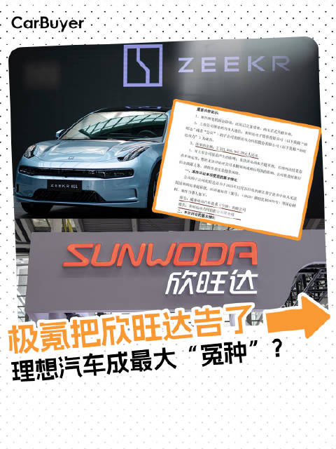 电池背刺！极氪把供应商欣旺达告了，理想汽车成最大“冤种”？