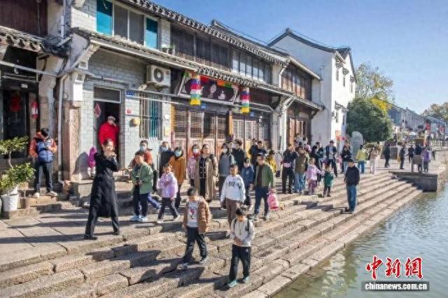 浙江杭州西兴古镇游人络绎不绝。滨江区委宣传部 供图