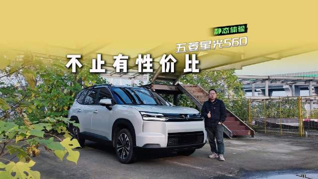 10万内纯电SUV新卷王？五菱星光560纯电版静态体验报告