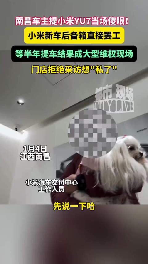 小米提车遇电控尾门故障