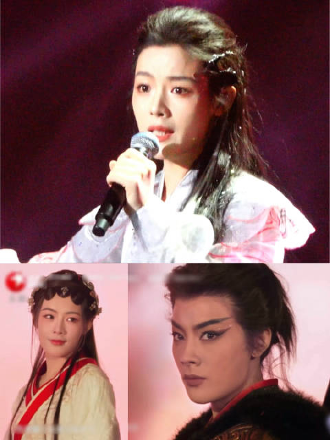 陈丽君东方卫视跨年舞台《霸王别姬》三角对比