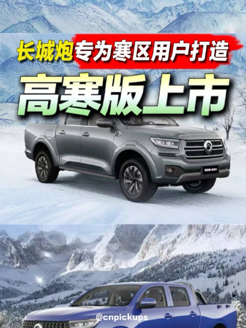 视频：长城炮高寒版上市！专为寒区用户打造