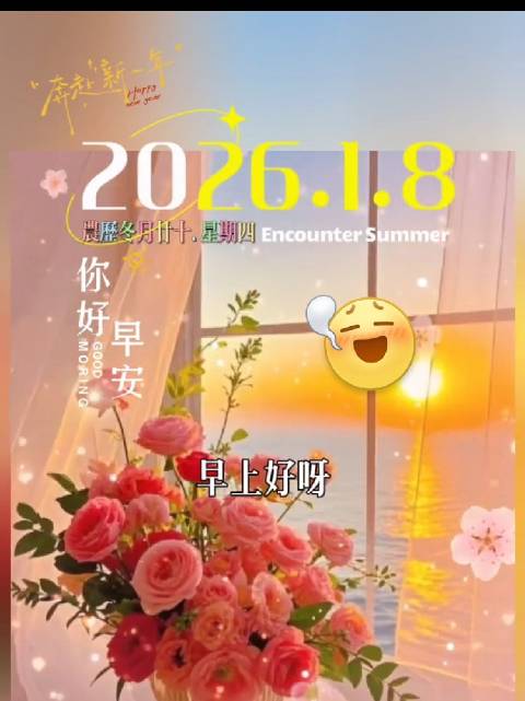 1月8日早安语录倡导量力而行生活态度