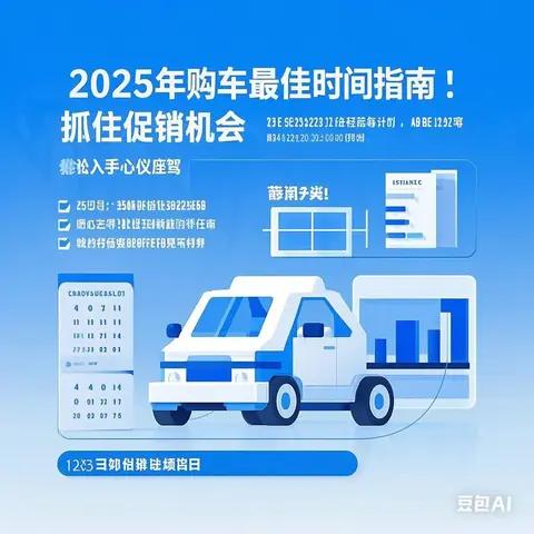 2025年购车最佳时间指南:抓住促销机会，轻松入手心仪座驾