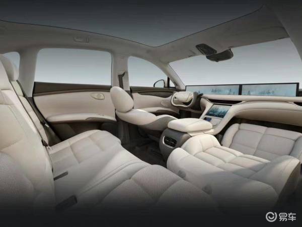 智己LS6前排座椅标配按摩、加热和通风功能_易车