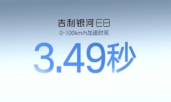 银河E8提供了包括单电机后驱版和双电机四驱版两种动力布局加速性能_易车