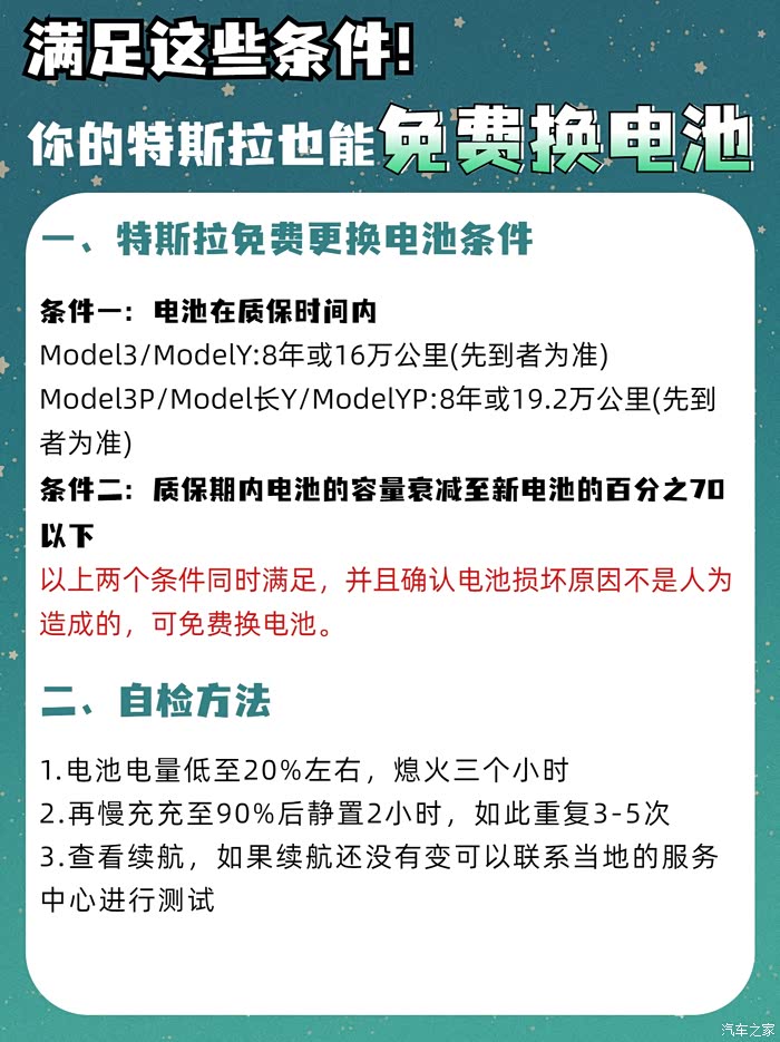特斯拉车主必看!!特斯拉也可以免费换电池_Model 3论坛