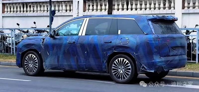 比亚迪“唐9系”最新谍照曝光 将于上半年首发