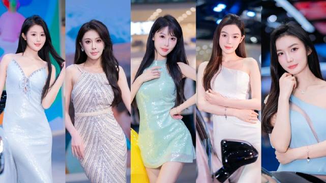 2025广州车展埃安模特走秀，与歌菠萝酱王子涵亮相