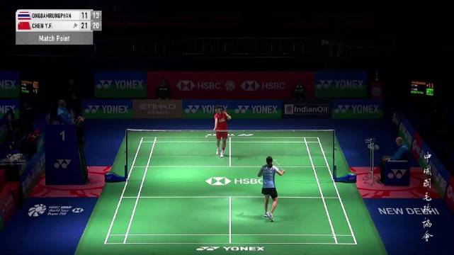 陈雨菲 21-11、21-13 布桑兰 下轮对手：韩悦 vs 马尔维卡