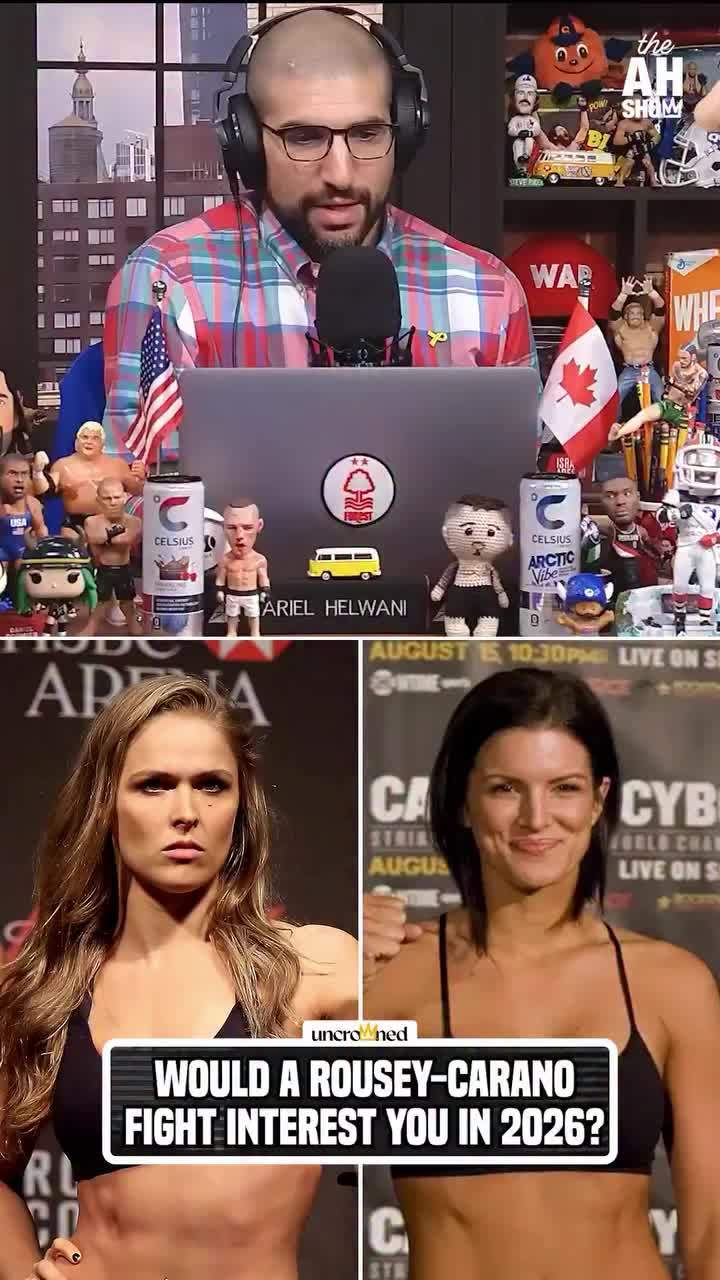 Ariel Helwani预测隆达·罗西复出或对阵吉娜·卡拉诺