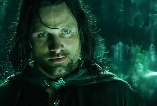 指环王3中最燃的一段亡灵军团危机支援参战 _因为一个片段看了整部剧 _混剪