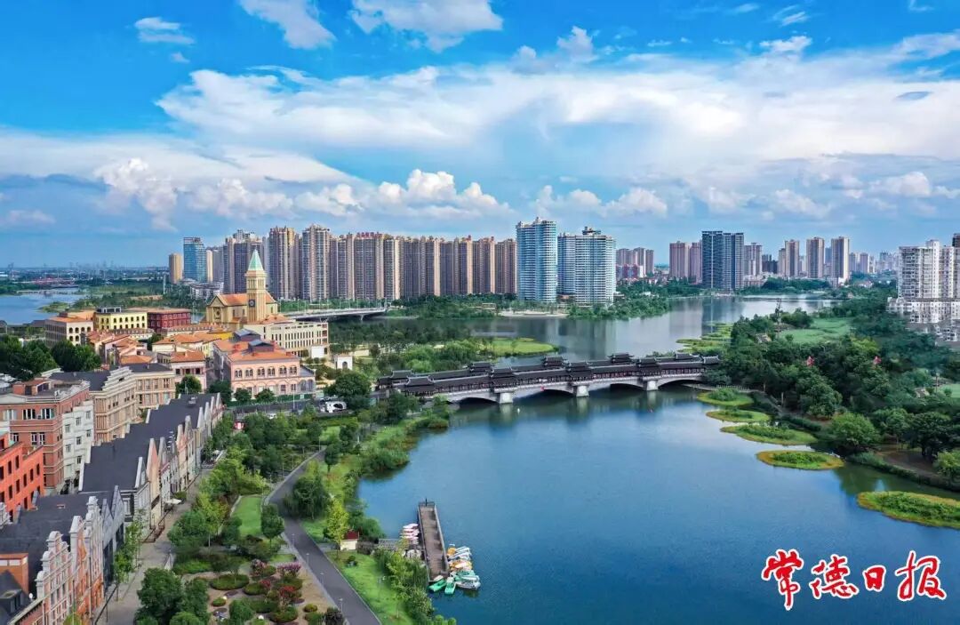 常德穿紫河。常德日报记者 刘颂 摄