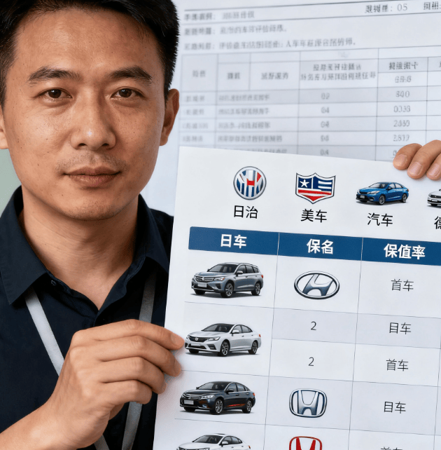 二手车保值率排名:日系车第一,美系车比德系车高 2 个百分点