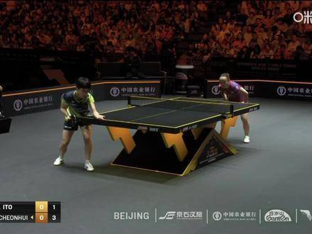 朱芊曦对阵伊藤美诚，精彩对决引爆赛场！