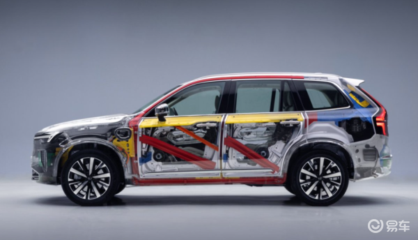 沃尔沃XC90充其量和笼式车身、硼钢材料等物理安全的组成要素一样