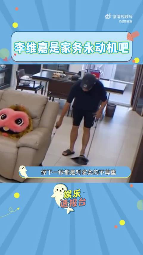 李维嘉极致清洁习惯引关注，家务永动机模式看呆网友
