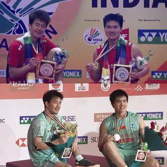 梁王组合时隔三年再夺印度公开赛冠军