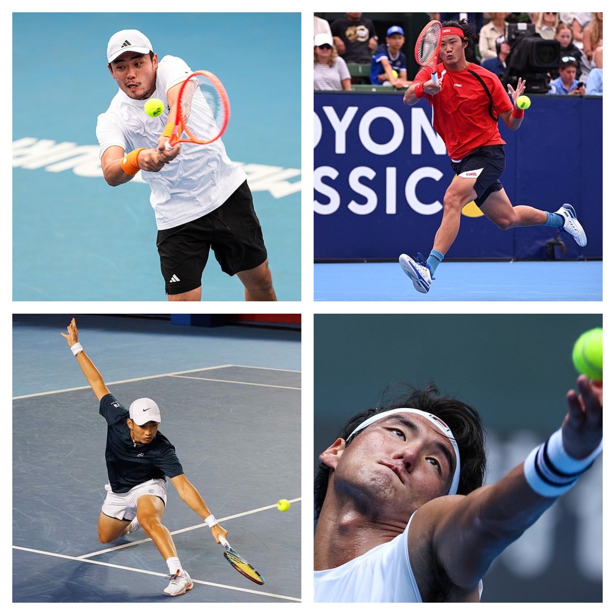 △ 4位中網協男球員參加本年度澳網正賽