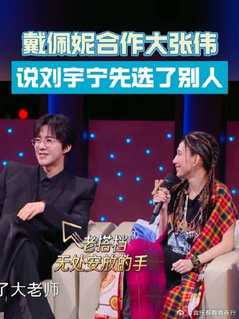 戴佩妮大张伟搭档献唱，刘宇宁被调侃选人风波