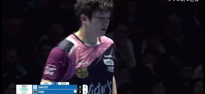 樊振东3比2逆转高茨晋级欧冠乒联四强