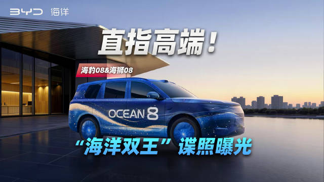 直指高端！比亚迪“海洋双王”谍照曝光
