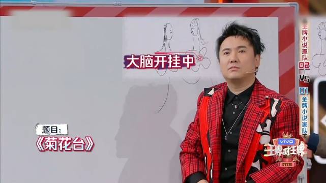 沈腾抽象画菊花台，关晓彤猜词口出狂言，沈腾一听急眼：滚出去