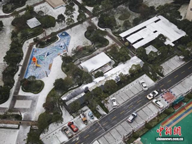 1月20日，江西省九江市柴桑区迎来降雪。吴宝冰 摄