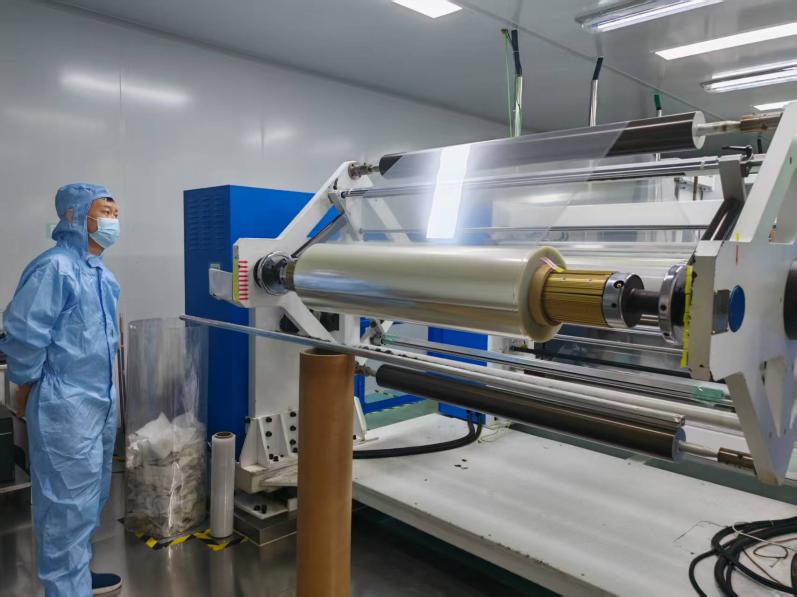 惠亞光學生產線（部分）現場。新京報貝殼財經記者 黃鑫宇 攝