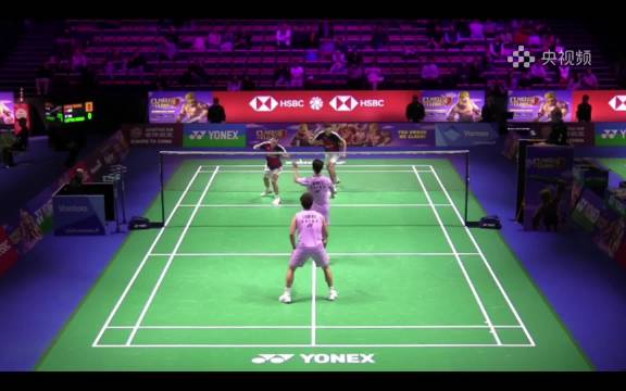 2025北极公开赛，1/8赛，梁伟铿/王昶vs卡托恩/雷诺阿