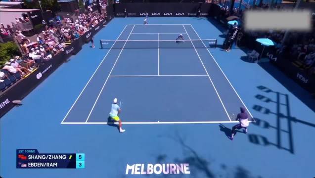 商竣程张之臻澳网男双首轮1-2惜败伊布登拉姆