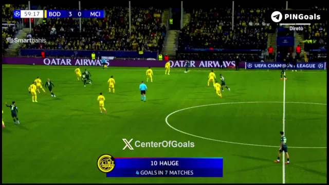 博德闪耀3比1十人曼城获欧冠首胜，罗德里染红霍格双响