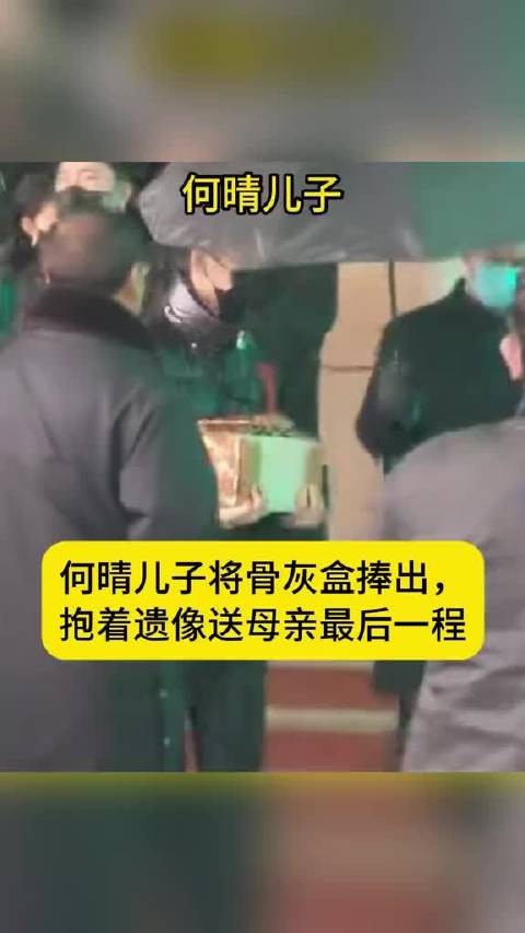 何晴儿子现身追悼会，称母亲在大雪天离世，廖京生被误认为许亚军