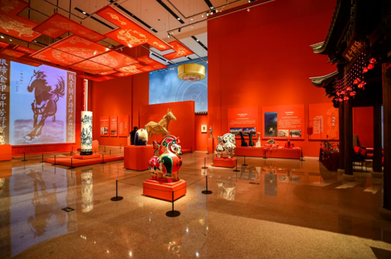 展厅掠影。图/中国工艺美术馆微信公众号
