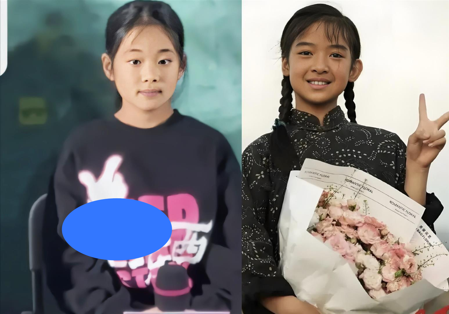 直到梅婷女儿和聂远女儿同框,终于明白,两人差距在哪里