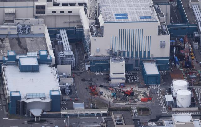 当地时间2026年1月18日，日本新潟县柏崎市，柏崎刈羽核电站的航拍图。视觉中国 图