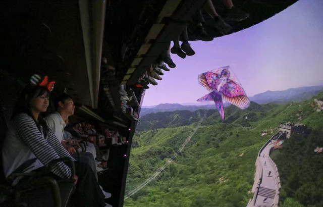 “翱翔·飞越地平线”的扩容工作正在稳步推进。 “上海迪士尼度假区发布”微信公众号 图