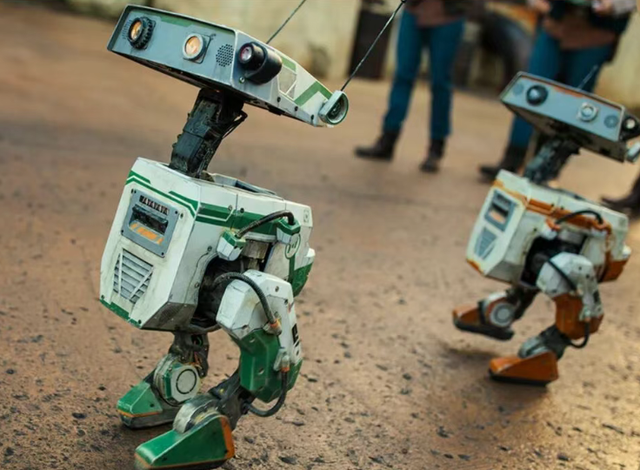 《星球大战》的BDX机器人（图片仅供参考） “上海迪士尼度假区发布”微信公众号 图