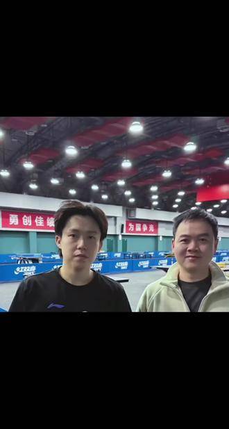 王楚钦2026年1月19日训练馆刻苦训练
