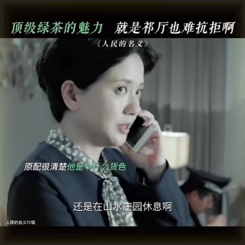顶级绿茶的魅力 就是祁厅也难抗拒啊 《人民的名义》陆毅张丰毅吴刚许亚军